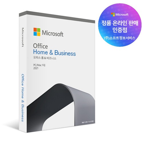 [MS정품판매점] Microsoft Office 2021 Home &amp; Business PKC 오피스 기업용
